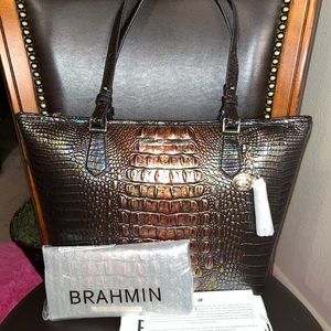 Brahmin Asher Black Pearl Set